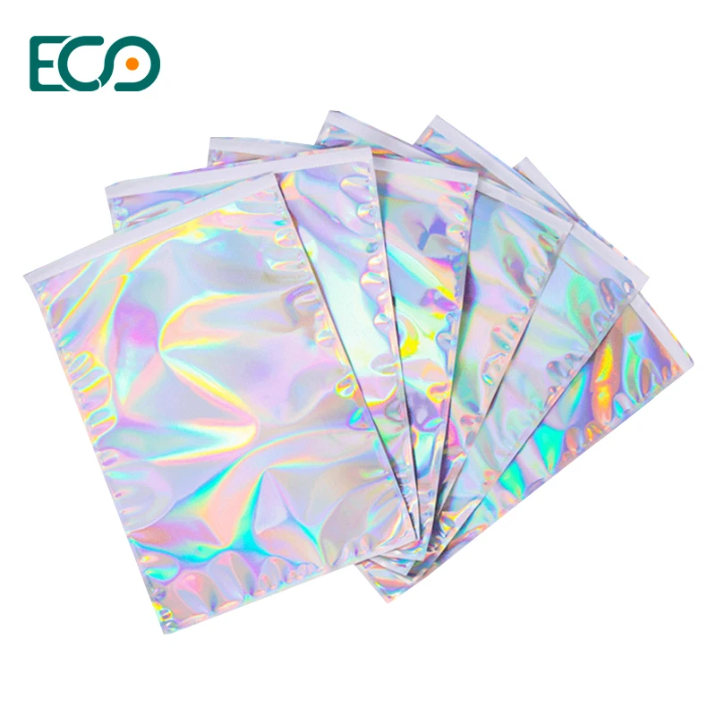 Wholesale High Quality Strong Color Rainbow Self Adhesive Big Cosmetic Shipping Express Mailing Poly Mailer Bags For Clothing