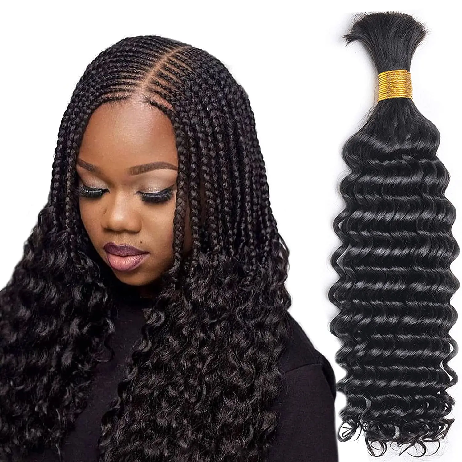 Virgin Brazilian Bundles Vendors Human Bulk Hair for Braiding Curly No weft Straight Human Braiding Hair in Bulk