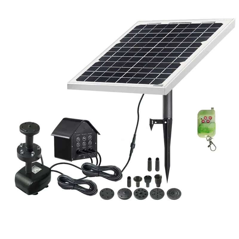 Courtyard fish pond solar fountain solar garden fountain water pump  (JT-280-12W)