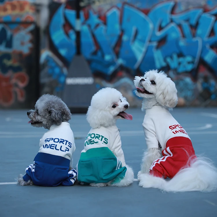 
Sport fleece hoodie cotton dog clothes pet product For Small Medium Dogs 