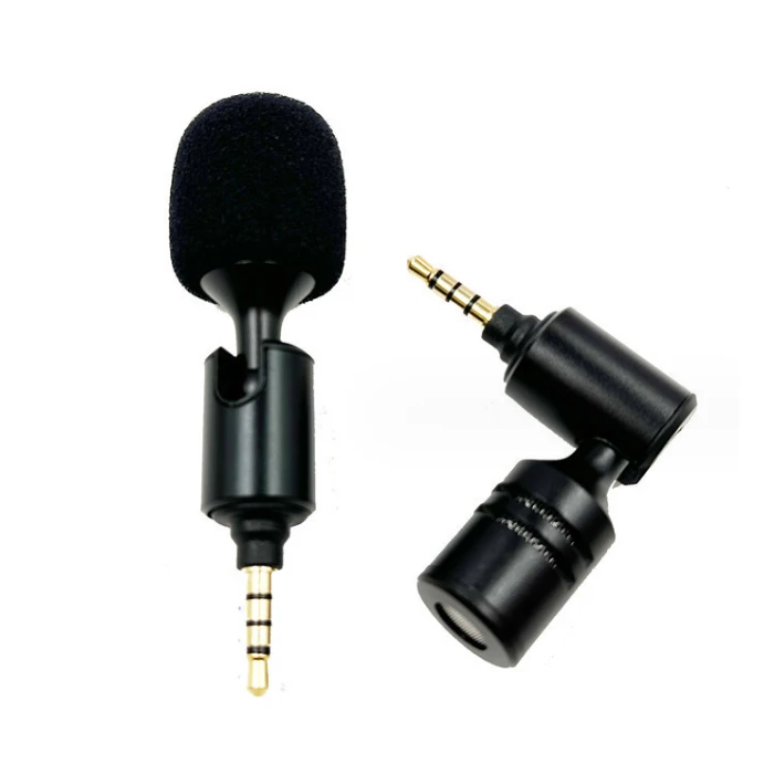 Smartphone Wireless Microphone Video Bendable Mini Mic Type-c 3.5mm Plug For Vlog Interview Recording