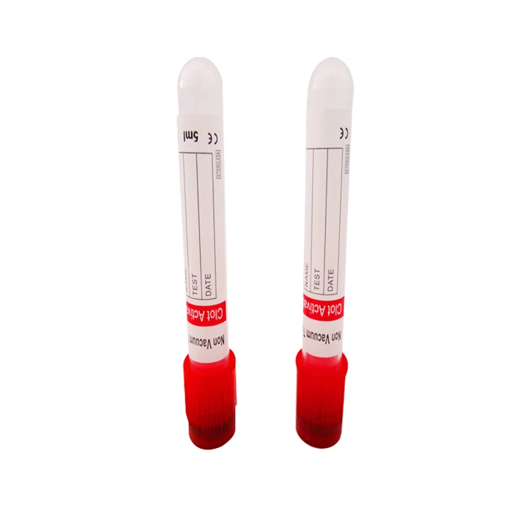 Micro Blood Collection Tubes Medical Pediatric Plain Non Vacuum Capillary Mini Sample Test Blood Collection Tubes