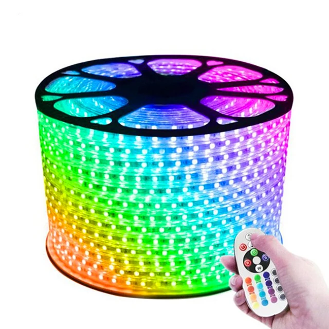 Светодиодная лента RGB с дистанционным управлением 5 м IP65 водонепроницаемая SMD