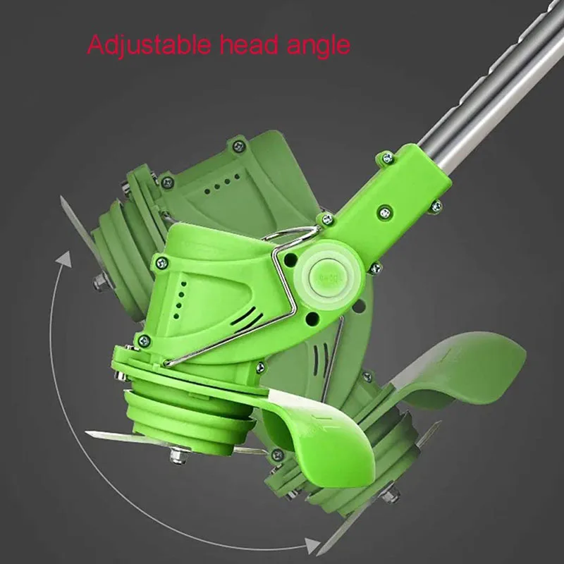 
Electric Lawn Mower Agricultural Household Cordless Weeder 12V Lithium Battery Portable Garden Pruning Tool Grass Trimmer 