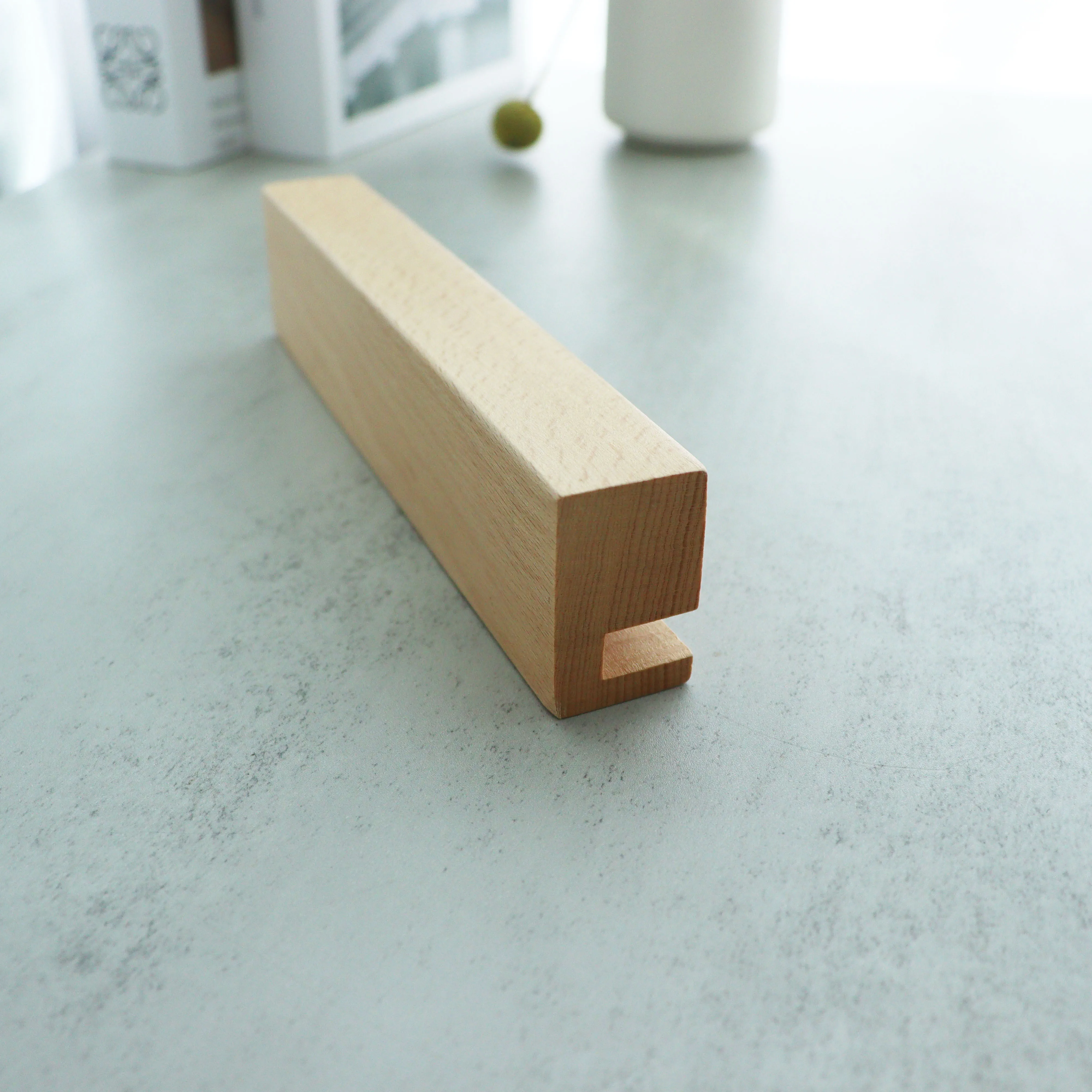 Office desk accessories Multipurpose Wood business name card Pen Stand Pencil Holder Cell Phone Holder Stand Organizer