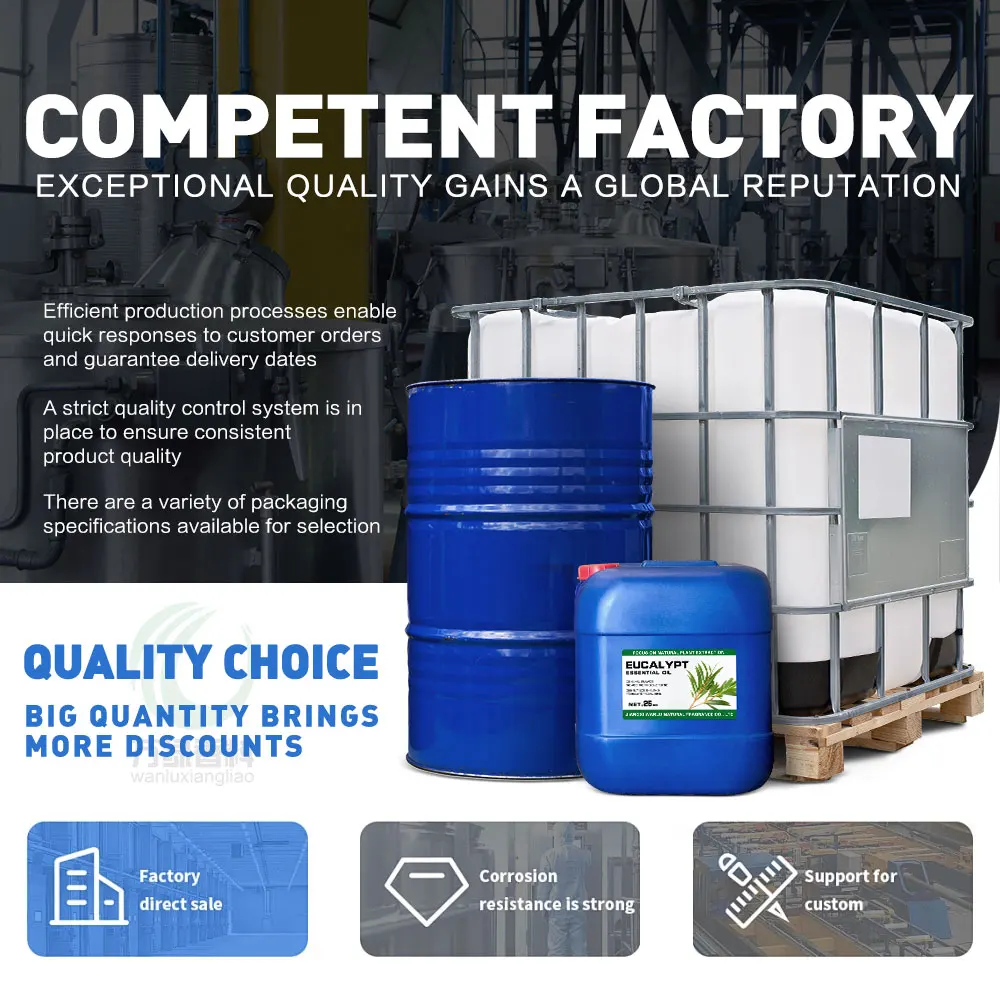 Factory Supply 100 % Pure Natural eucalyptus oil CAS 8000-48-4  in best price Direct from Manufacture