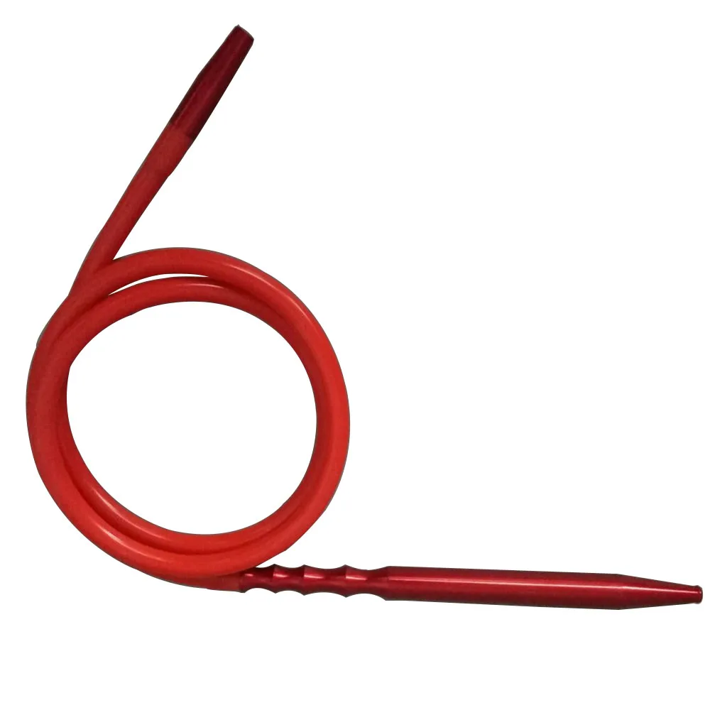 T016SH LVHE гибкий силиконовый резиновый шланг для кальяна разных цветов с алюминиевой трубкой