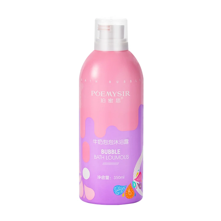 
OEM Natural Ingredient Bath Mousse Kids Baby Whitening Body Shower Gel 