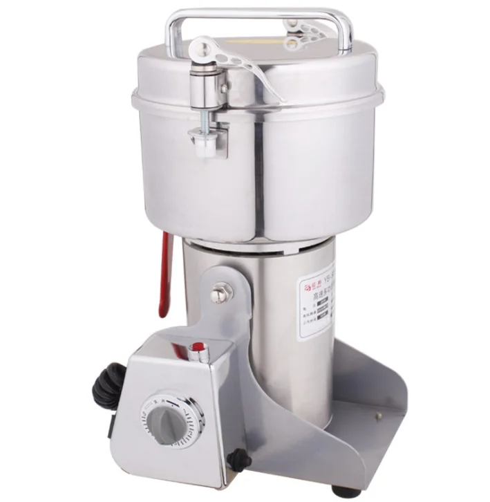 2000g masala rice soybean nuts cocoa espresso sugar spices mixing machine manual wet grain pulverizer spice grinder