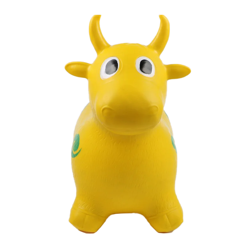 
Popular hot selling unique design inflatable riding ox animals children riding toy rubber horse toy 