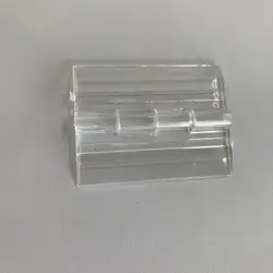 Hoone hot sales 45mmx34mm Clear Acrylic Plastic Clips Clear Transparent Plastic Hinge for box