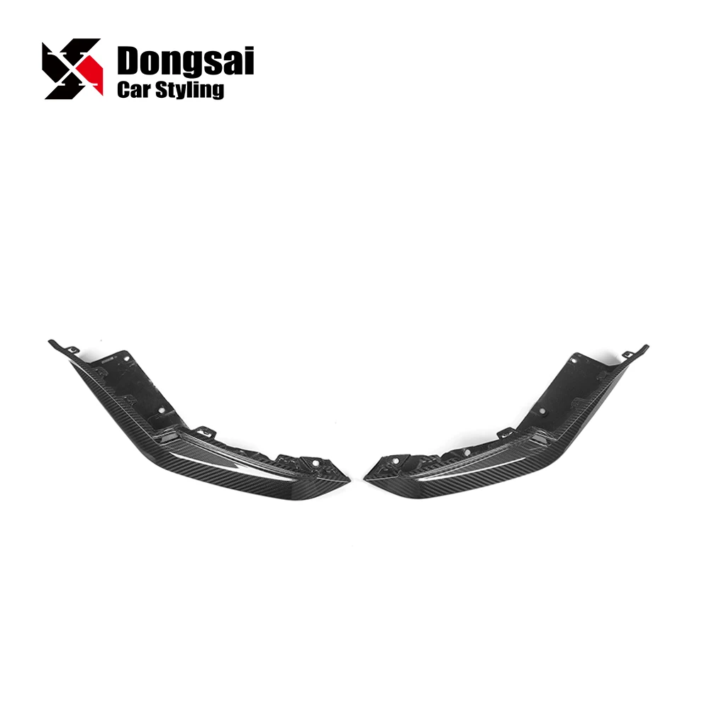 OEM Style Dry Carbon Rear Bumper Lips Rocker Winglet Side Splitters Flaps for BMW M4 G82 G83 Competition 2020+