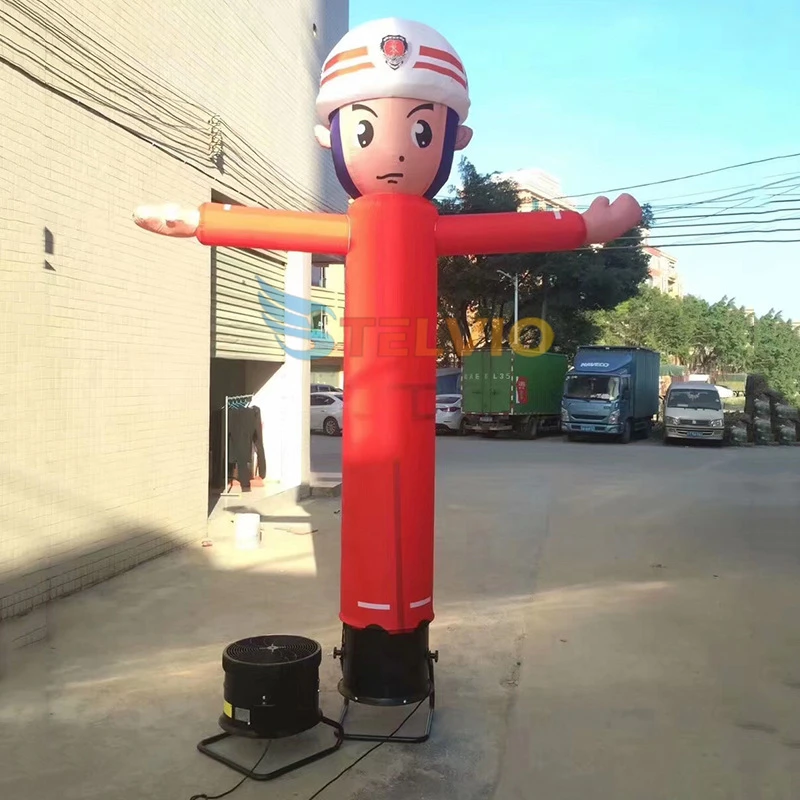 Wind Dancing Sky Waving Star Welcome Hand Tube Man Signs Advertising Inflatable Air Dancer For Business