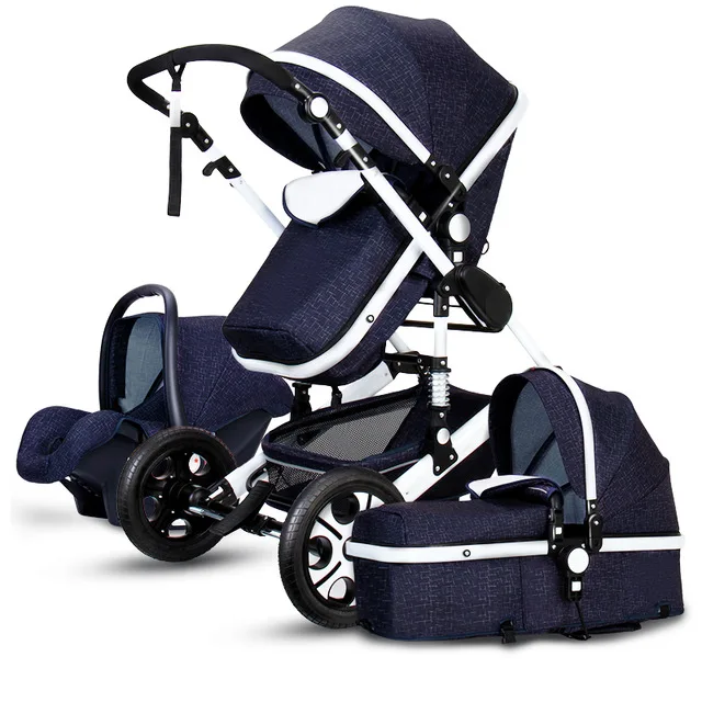 Custom Material 7 Colors Luxury Travel Stroller Baby Strollers