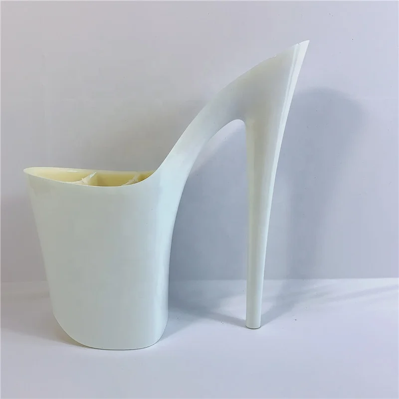 9 inch-23cm super high heel sole  ABS material white