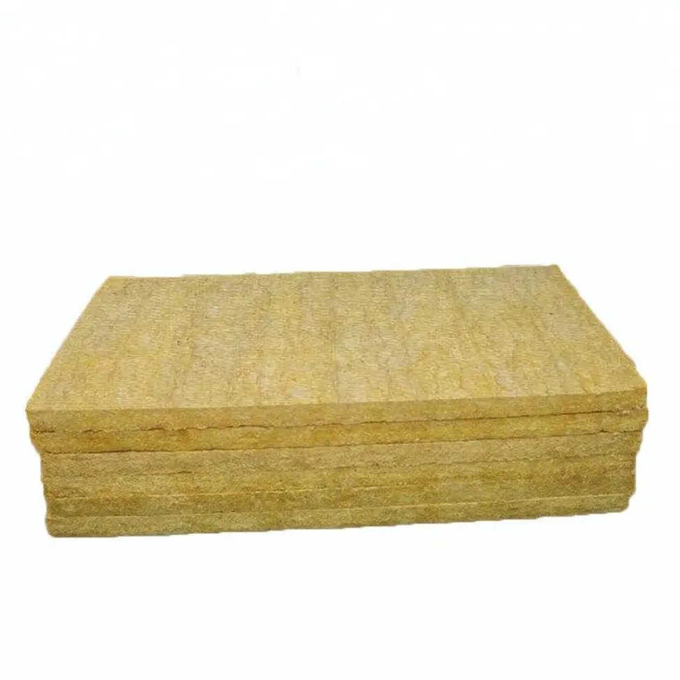 Direct Sales Of 120kg/M3 Thermal Insulation And Fireproof Rock Wool Board For Curtain wall