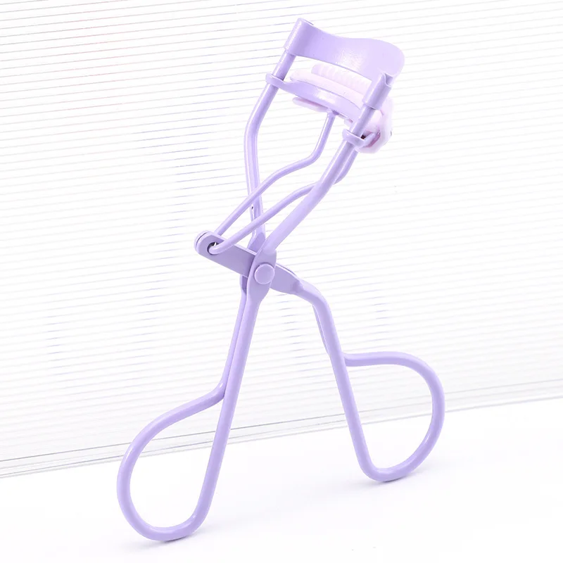 2024 New Colorful Coating Lash Curler Silicone Pad Private Label Makeup Tools  Eyelash Curler with Comb