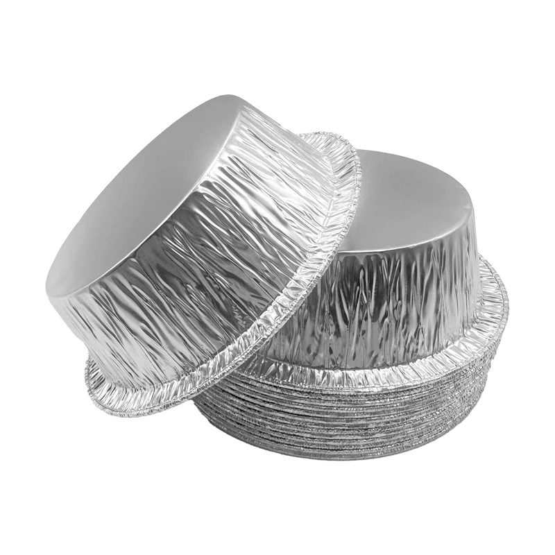 Wholesale Container Tray Round Aluminum Foil Customized Large Size Medium Baking Aluminium Foil Tray