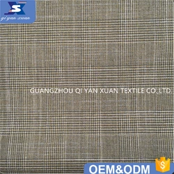 Новый полиэстер, вискоза, смесь спандекса, неяркий клетчатый дизайн, подходит для мужского костюма, блейзера, брюк, одежды, Тканое полотно