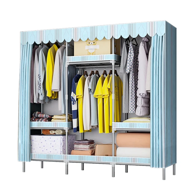 
Can Be Customized Easy To Disassemble Metal Frame Luxury Wardrobe Specifications 