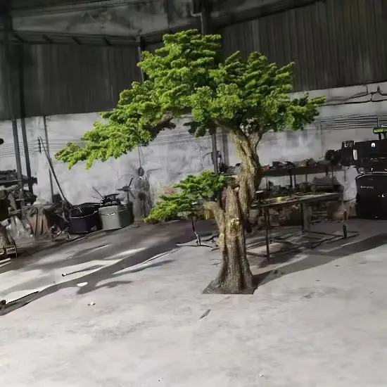 Wholesale Price Artificial Bonsai Pine Tree Plant Indoor Decorative Green Pine Tree 1m 2m 3m High
