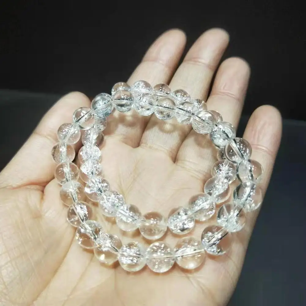 Wholesale Natural Jewelry Clear Quartz Beaded Bracelet Crystals Healing Stone For Wedding Souvenirs Guests