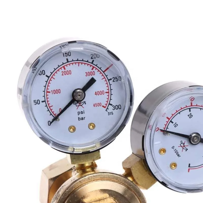 0-30Mpa Argon CO2 Mig Tig Flow Meter Gas Regulator Flowmeter Welding Weld Gauge Argon Regulator Pressure Reducer