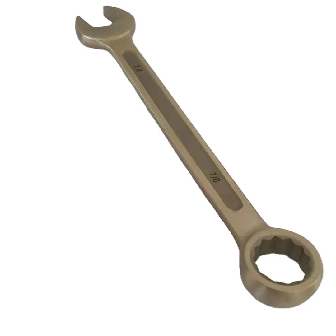Non spark Al-Cu or Be-Cu  combination box and open  spanner