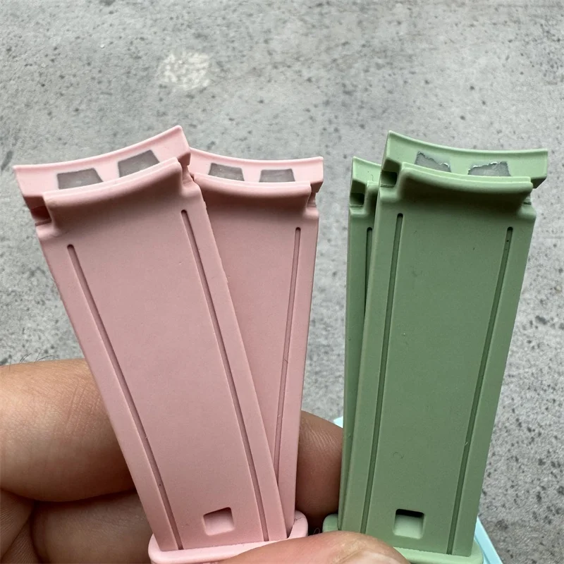 PEITONG Hot Sale Rubber Watch Band Belt Fashion Sport Pink 20mm Silicon Watch Strap for Swatch X Omega Moon