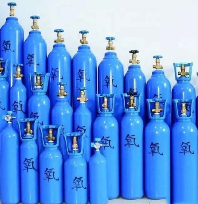 Small Lightweight 1 2 3 4 5 6 7 8 9 10 L Mini Oxigen Gas Tank First Aid Outdoor Portable Medical Oxygen Bottle Gas Cylinders