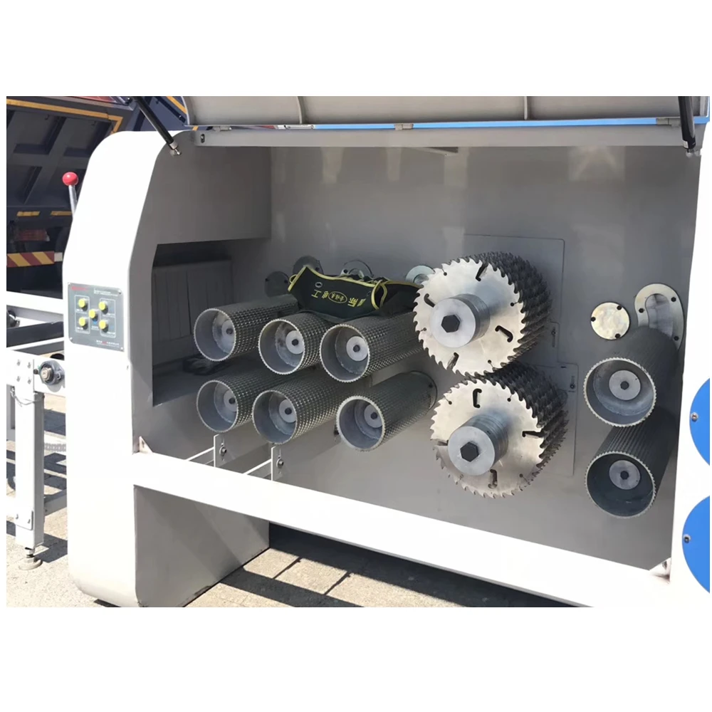 Square Timber Wood Cutting Multi Rip Saw Machine