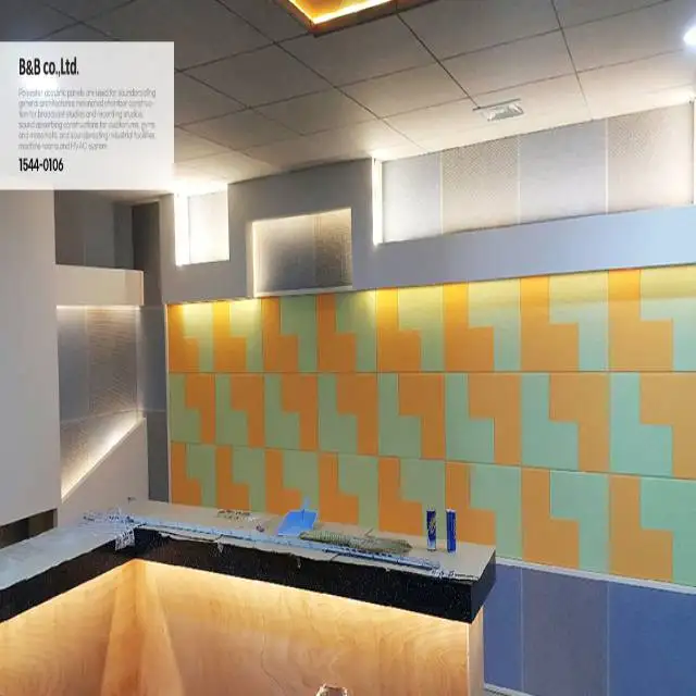 
Art board design acoustic panel interior decoration soundproof eco friendly panels sound absorb indoor decor panels manufacturer 