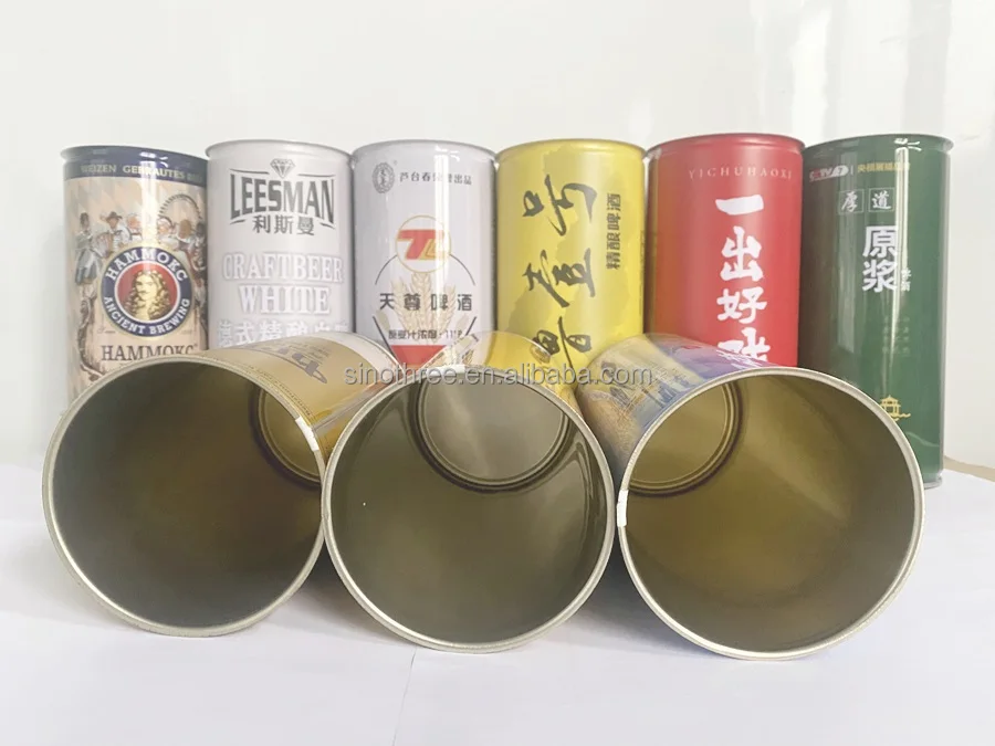 Manufacture custom printed  empty  960ml  1L  1.2L 2L beer tin can with lids