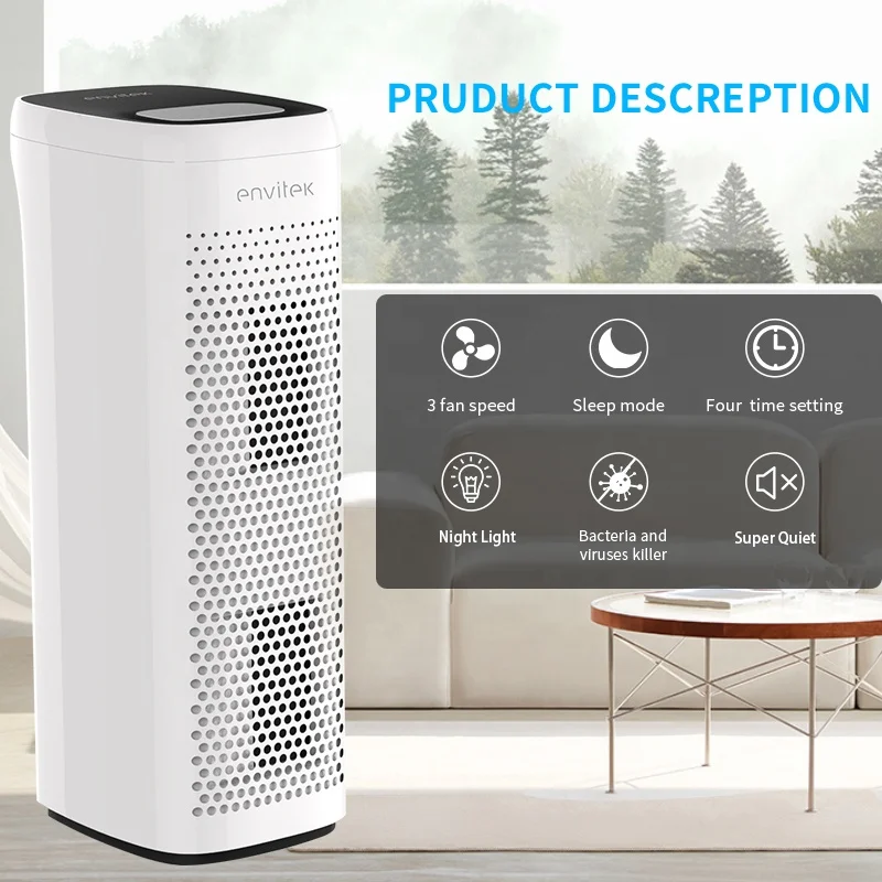 2022 Top Quality Air Purifier 2 Smartphone Remote Control Purifying PM 2.5 Cleaning CADR 190m3/h Air Cleaner