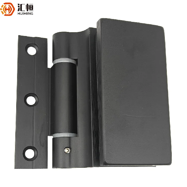 China Top Selling Black Door Glass Hinges Aluminum Hinges for Window and Doors