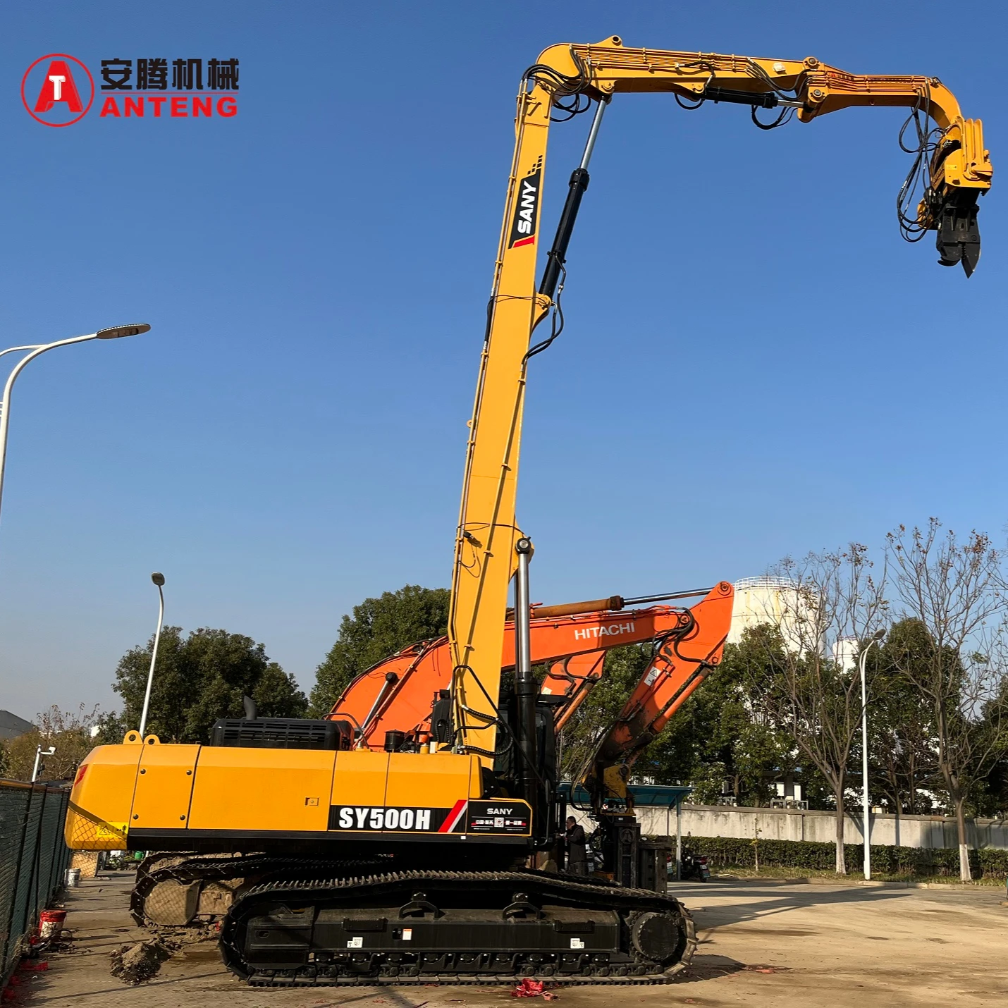 Best Selling Excavator Mounted Top Grip Hydraulic Vibro Pile Hammer