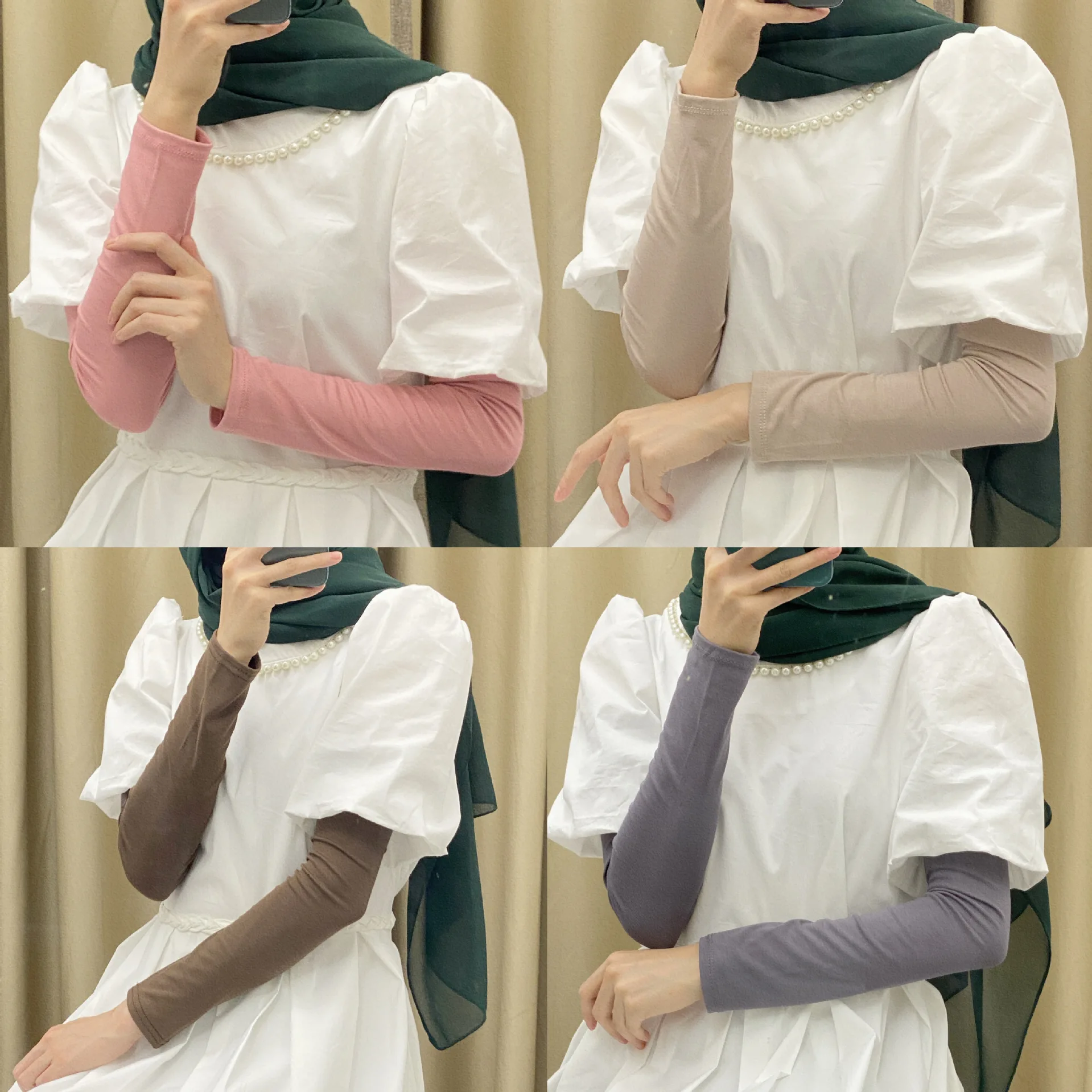 Supply Trendy 1 Pair Outdoor Sports Stretchable Protective Arm Sleeves Cover Comfortable Outfits Sleeve Extenders