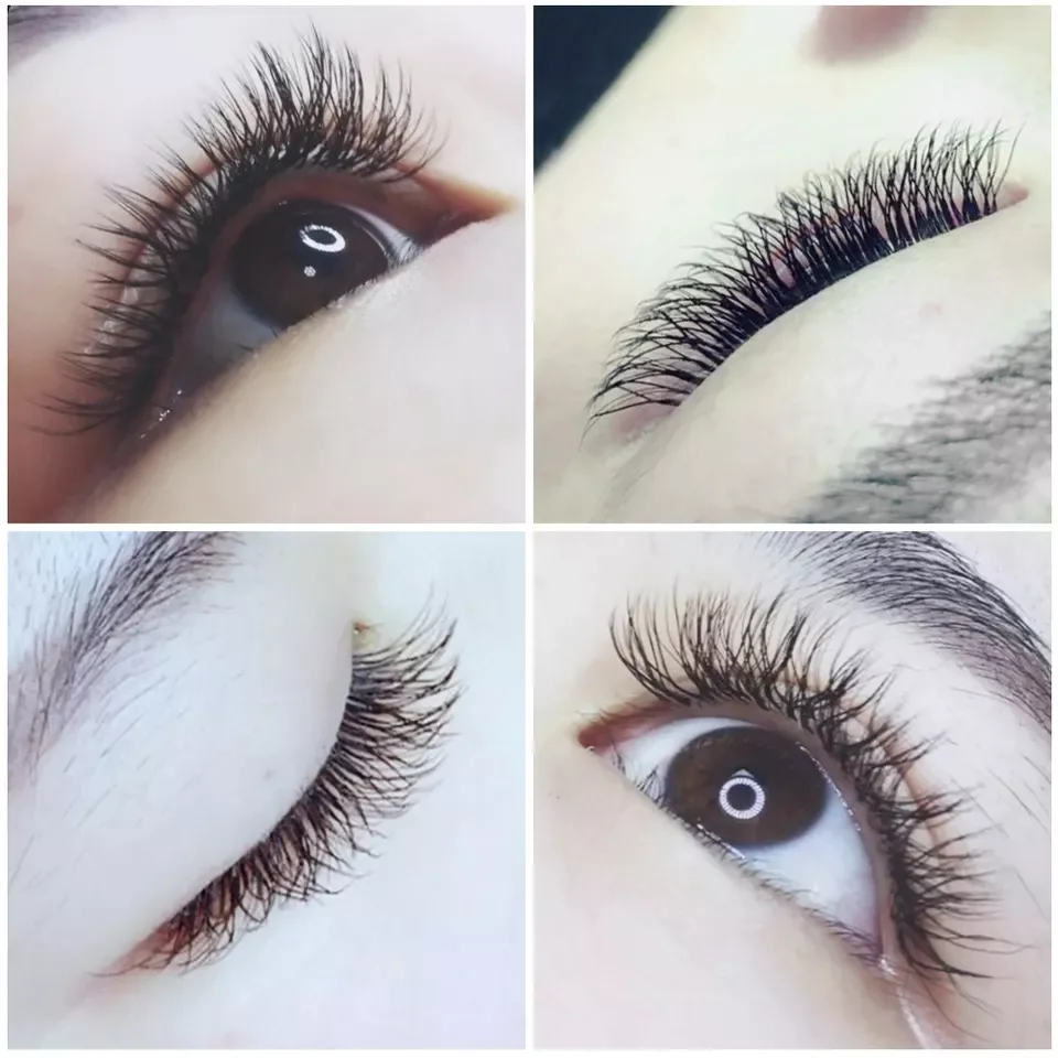 Yy Shape Hand Woven Premium Mink Soft Light Natural Eyelashes Extension Makeup Mesh Net Cross False Eyelash Individual