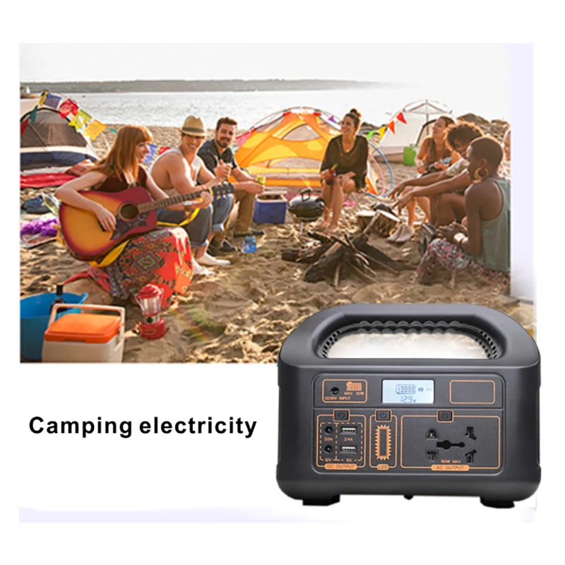 Portable Solar Power Bank Battery Power System DC5521 110V 220V 150W Quick Charge Solar Generator