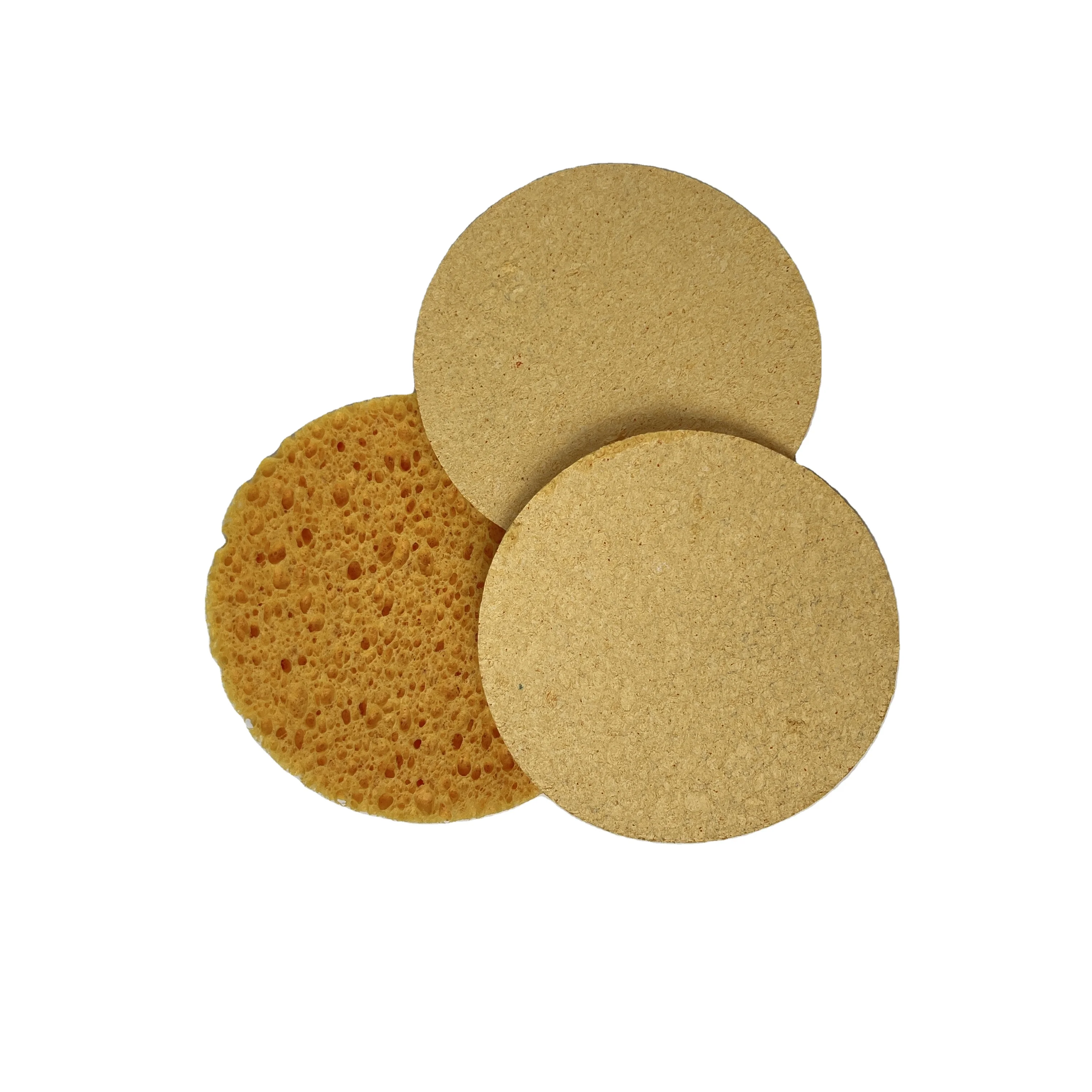 Compressed Natural Spa Facial Sponge Exfoliating Face Clean Wash Sponge