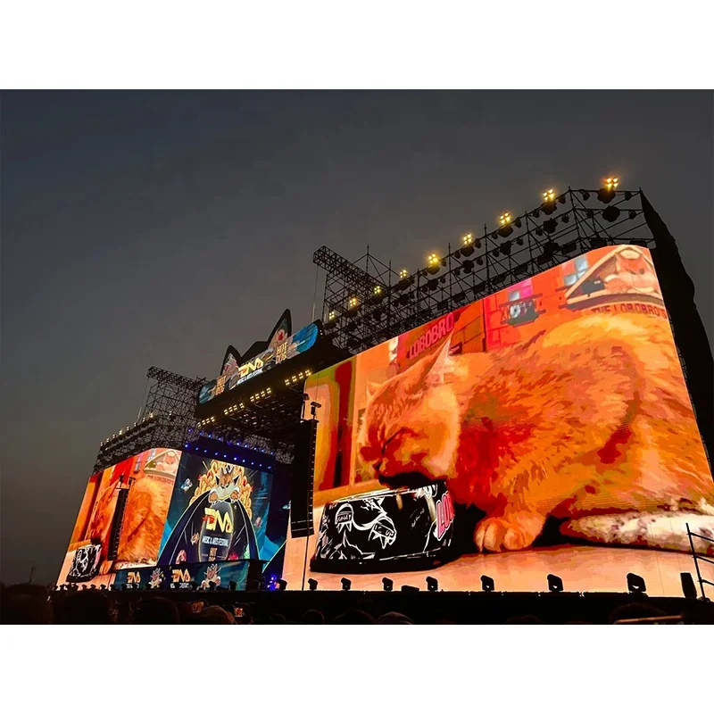 HD Custom Digital Sign Board Price 3D Advertising Indoor Flexible Exterior Outdoor Video Wall Panel Pantalla Led Display Screen