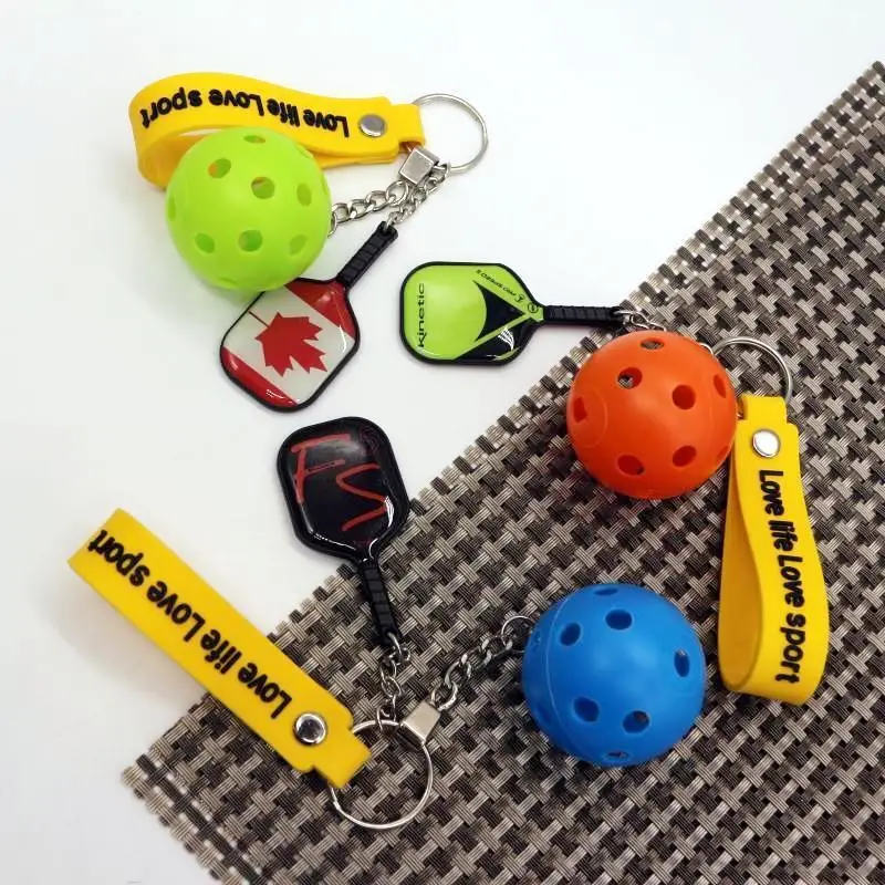 Wsnbwye pickleball paddle из стекловолокна DIY аниме 3D llaveros business selkirk balls брелок
