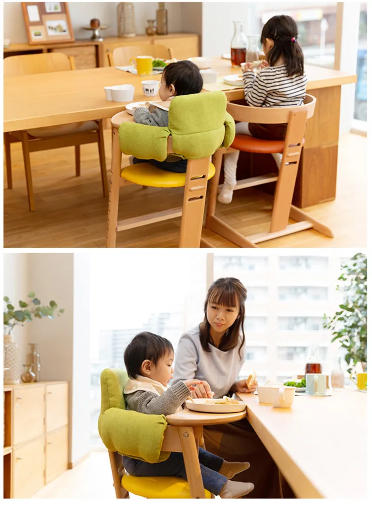 baby multifunctional dining chair solid wood children home child restaurant dedicated Baby