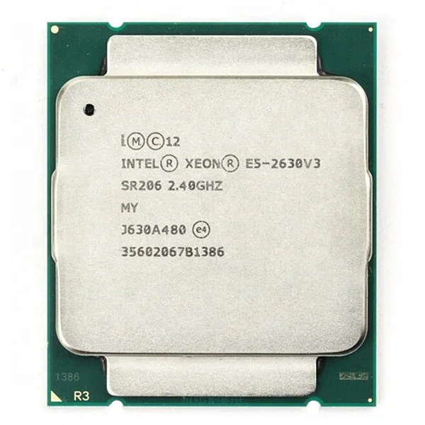 E5-2630V3 Original Intel Xeon E5 2630 V3 2.40GHZ 8-Core 20M Cache E5-2630 V3 DDR4 1866MHz FSB FCLGA2011-3 85W E5 2630V3
