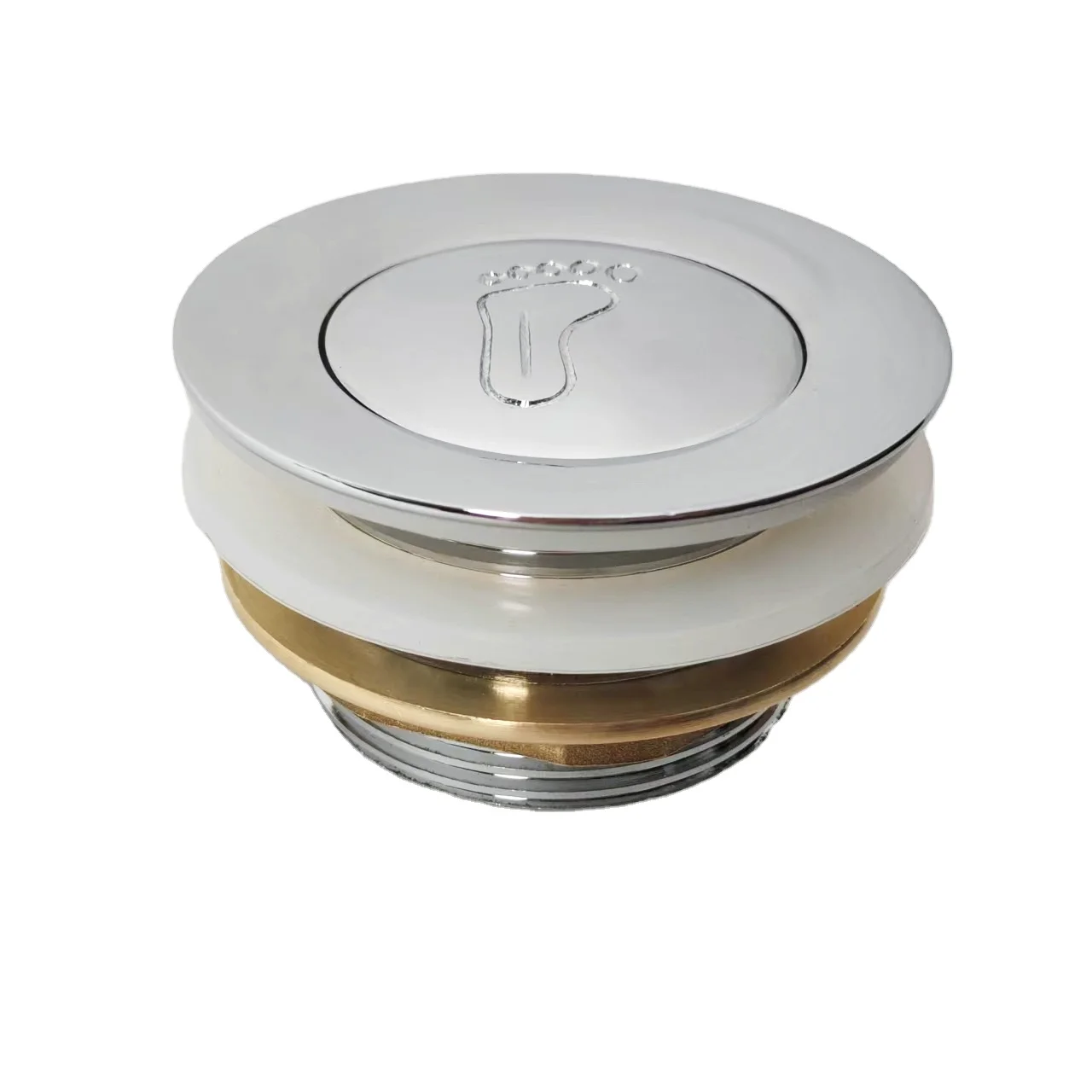 Bathroom Tub Pop up Drain Whirlpool Components Push Down Pop up Drain