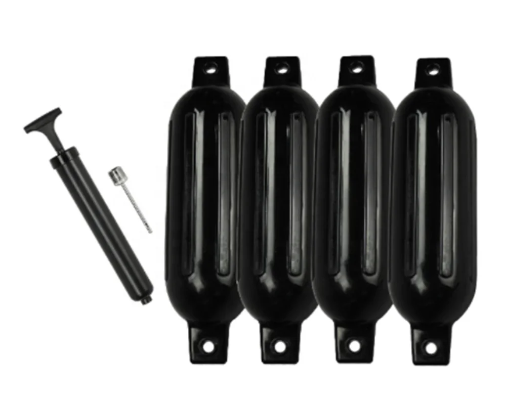 
Extra Protected Inflatable Boat Fenders Suitable For Small Boats Useful Buffers PVC Anti-collision Ball Mounted Horizontally 