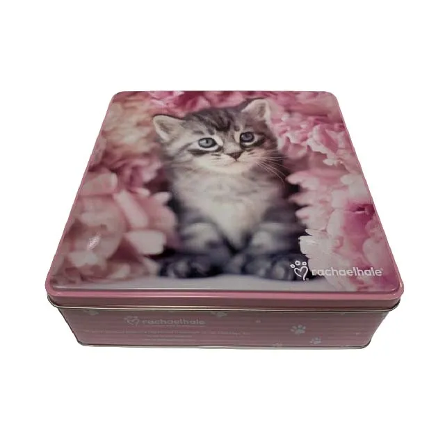L235*W220*H55mm Hot sale USA Food grade Tin Box for Cookie Packing Metal Rectangular Tin Box Container