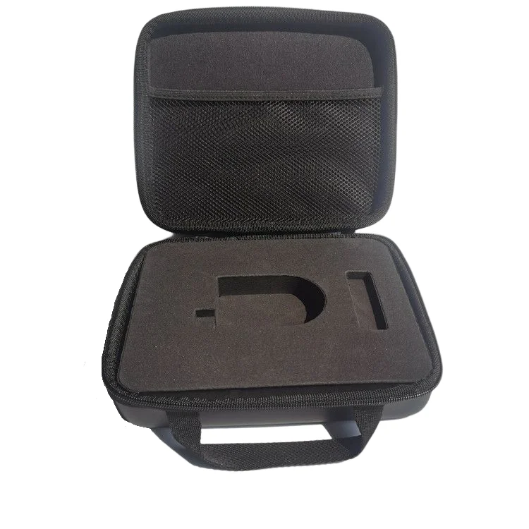 Zipper pouch sleeve accept customized printing hard black cover case EVA