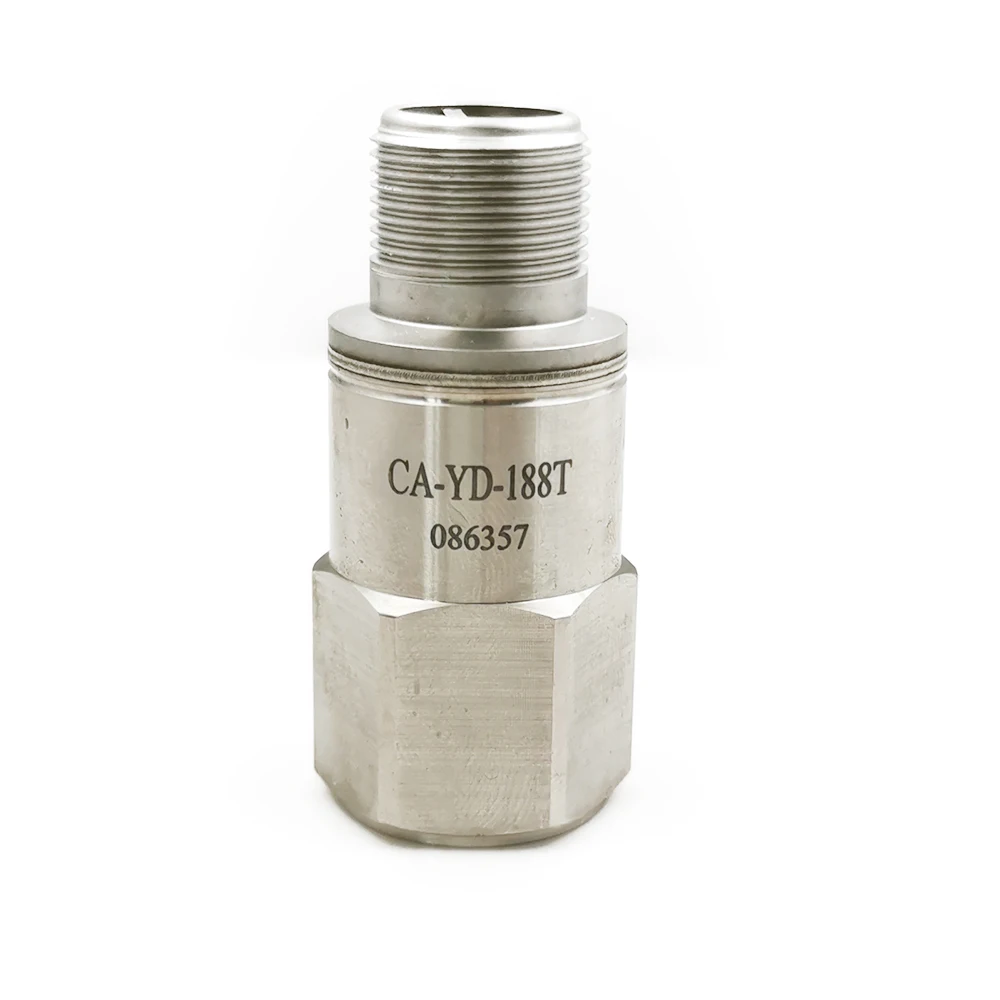 Industrial site monitoring two pin socket output IEPE cheap sensor China vibration transducer accelerometer transmitter sensor