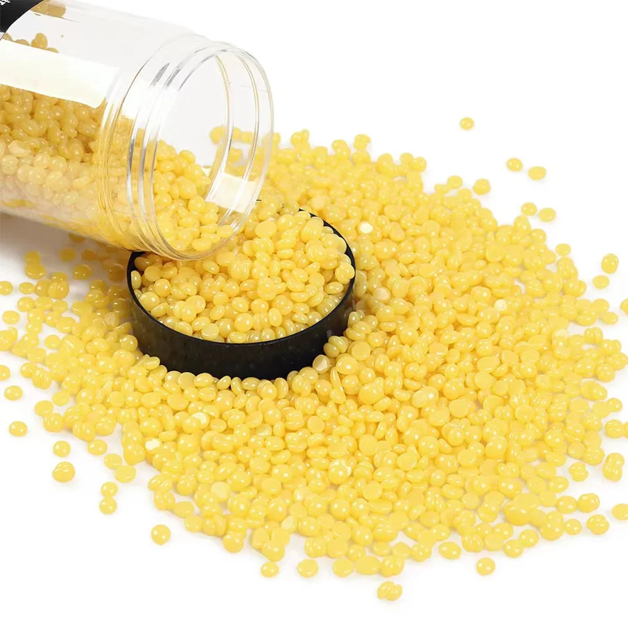 Private Label Oem 400g Painless Organic Tea Tree Rose Sugar Soft Body Face Cold Beads Hair Removal Wax Beans